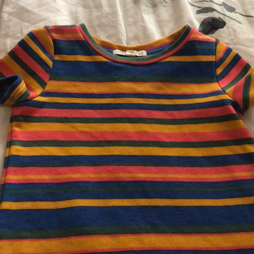 Stripped dress size 5t